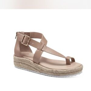 NEW ALFANI Women's Tan Espadrille Sandals